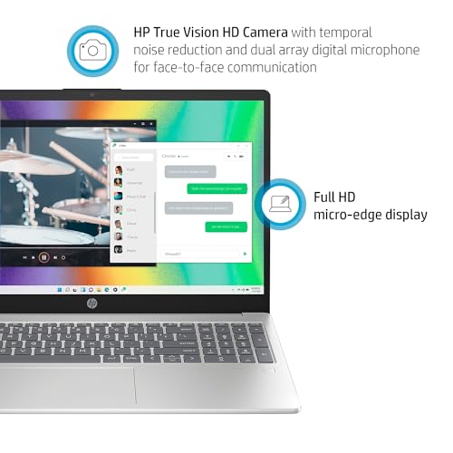 HP 15.6" Diagonal Full HD (1920 x 1080) Laptop, 11th Gen Intel Core i5-1135G7 Processor, 8GB DDR4 RAM, 256GB SSD, 802.11ac, Bluetooth, HDMI, Windows 11 - Image 5