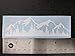 Mountain Decal 4 Pack: Explore, Mountains are Calling, Simple and Detailed Mountain Silhouette (Mountain White, Small ~3.5)