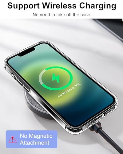 Image of HOOMIL Clear Case for iPhone 12 and iPhone 12 Pro, Anti-Yellowing