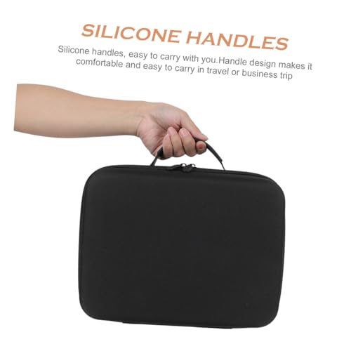 Étui en EVA pour sèche-cheveux Healeved : boîte de rangement portable noire pour voyage