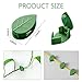 LUCKJUJU 60 Pcs Plant Climbing Wall Fixture Clips Self-Adhesive Hook Vines Traction Clips Invisible Holder Garden Green Leaf Simulation Self-Adhesive Hook Wire Fixing Supporting