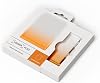 Ledger Flex Protective Case - Protection for Crypto Wallets with Touchscreen (Bitcoin Orange)
