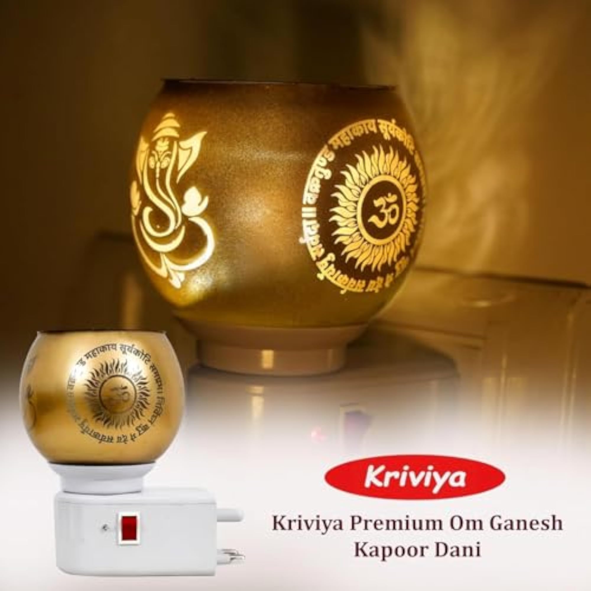 Electric Camphor Diffuser Burner, Multi Functional