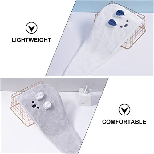 FRCOLOR 3 Peças Coral Fleece Toalha Cabelo Seco Chapéu de Cabelos Secos Rápida Rosto Lavagem Do Cabe