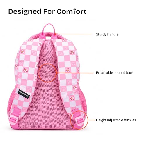 Image of Nasher Miles Polyester Backpack | Ideal for Preschool, Kindergarten, College, School, Office& Travel | Toddler, Girls, Boys, Men, Women