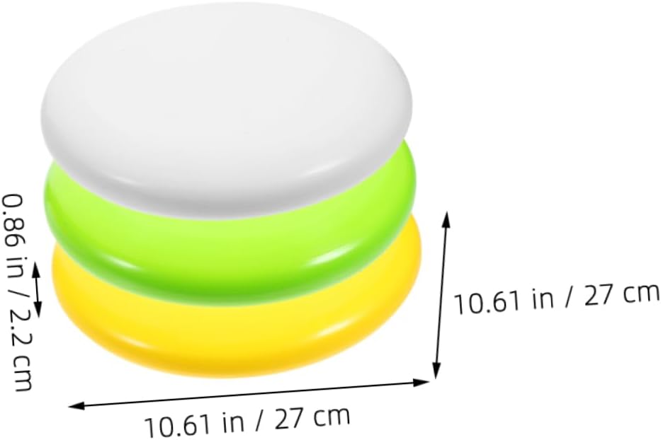 6pcs Softball Pitching Discs Training Aid Reusable Throwing Discs for Velocity and Accuracy Portable Softball Practice Equipment for Home Park