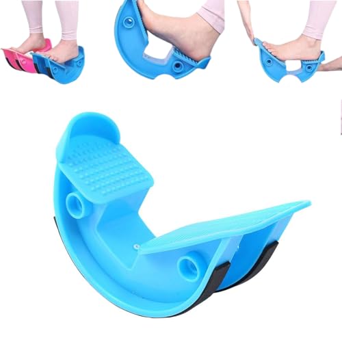 Calf Stretcher and Foot Rocker Foot and Calf Stretching Slant Board for Calf Stretching Enhanced Ankle Flexibility Durable with Non-Slip Surface Strength Training Equipment Leg Machines (Blue)