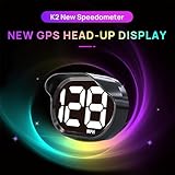 GPS Digital Speedometer for Car MPH, USB Connect Plug and Play for Car Truck Motor SUV All Vehicles, Automatic Brightness Adjustment,Large Font Display (K2-White) - Image 9