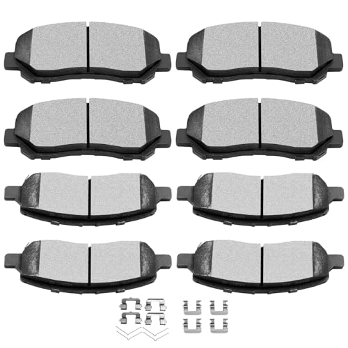 Image of SCITOO D1647 D1623 Front Rear Ceramic Brake Pads Sets Fit For Dodge Dart 2013 2014 2015 2016
