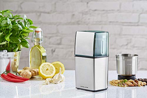 Andrew James Electric Coffee Grinder Also for Nut and Spice Grinding | Wet and Dry Ingredients | 200W