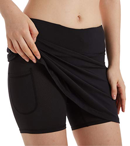 Women's Active Athletic Skirt Sports Golf Tennis Running Pockets Skort2