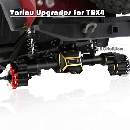 RCHuiWow RC Brass Axle Lower Shock Mount Upgrades Part for 1/10 TRX4 RC Crawler Car,Heavy Duty Front