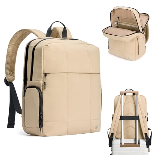 CLUCI Lightweight Travel Backpack Carry on Flight Approved, Puffy Gym Backpack with Shoe Compartment, Personal Item Travel Bag, 15.6 inch Laptop Backpack for Weekender Business