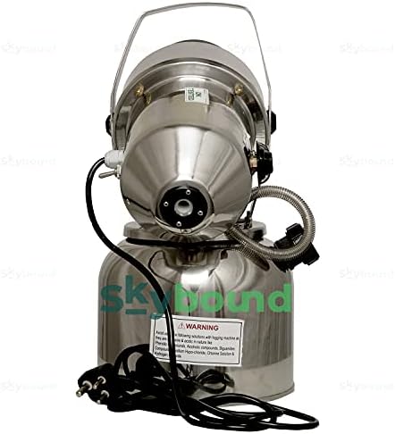 Skybound Stainless Steel ULV Fogger Machine with Timer for Fumigation & Sanitization 220V, 500Hz