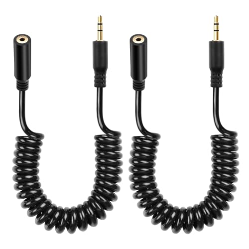CERRXIAN cable extensión audio 2.5mm TRS 2 piezas miniatura 1