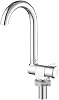 RV Sink Basin Faucet, Marine Cold Water Faucet, Kitchen Folding RV Replacement Accessories for Home Caravan Yacht Boat Camping Wall Mount or Deck Mount Chrome