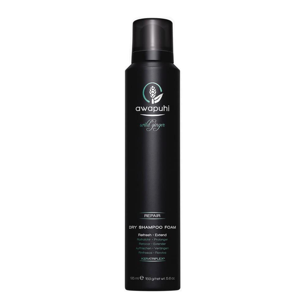 Paul Mitchell Awapuhi Wild Ginger Dry Shampoo Shampoo Shampoo Secco Ideale per Capelli Secchi e Danneggiati, Shampoo Professionale Lavaggio a Secco in Salone, Qualità 195 ml