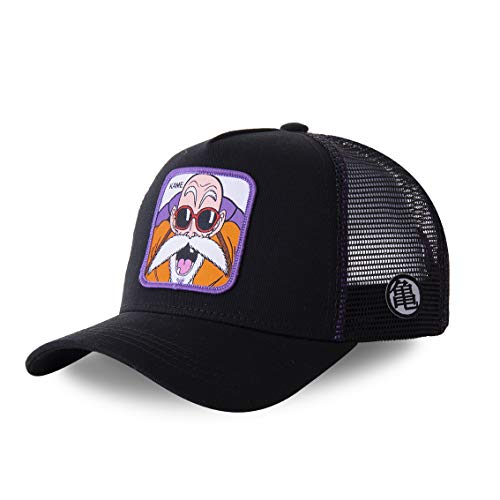 Capslab Casquette Baseball Trucker Dragon Ball Z (Kame Tortue Génial 1 (Noir))
