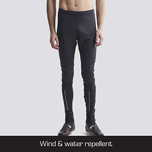 Craft Men’s Pursuit 3/4 Zip Cross Country Ski Pants Black