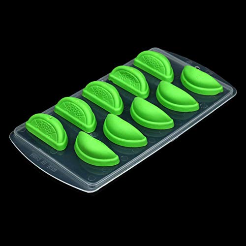 CTOBB Cubitera de Silicona no tóxica de Grado alimenticio para Hacer Cubitos de Hielo, gelatina, Chocolate, Frutas, Pasteles, Molde de Bricolaje, Bandeja, pudín #25, al Azar