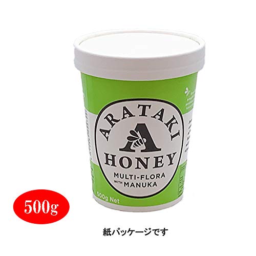 マヌカハニー アラタキ arataki ハチミツ 500g ニュージーランド産 Amazon | アラタキ マルチフローラウィズマヌカハニー 500g
