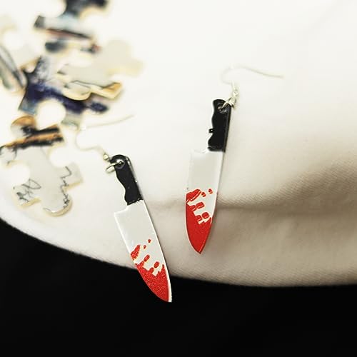 Halloween Dangle Knife Earrings - Halloween Costume Accessories for Women4