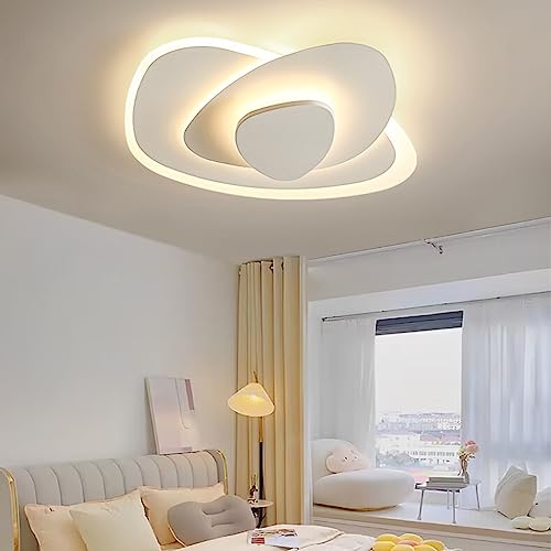 Plafonnier LED dimmable au design géométrique triangle pour chambre - 2