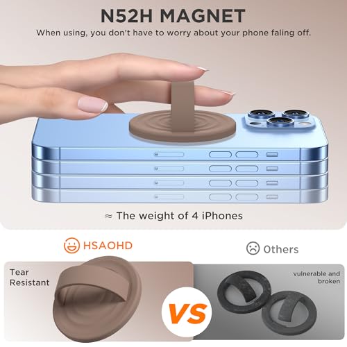 Soporte para iPhone anticaídas con silicona líquida y MagSafe 4