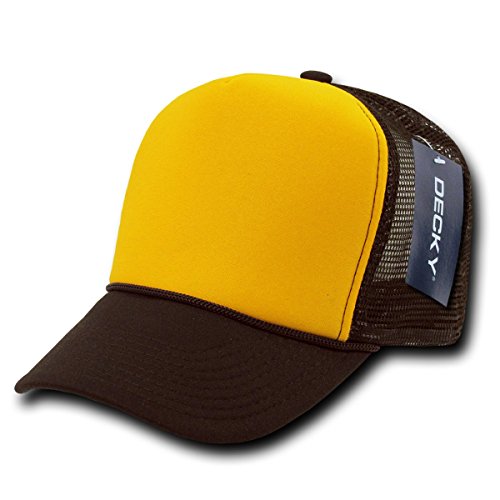DECKY Ind. Mesh Cap, Brown/Gold