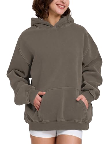 Image of Hatant Oversized Hoodie Sweatshirts for Men Couples Heavyweight Hoodies Pullover Vintage Mens Acid Wash Sweaters Clothes 2026