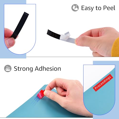 KCMYTONER 1/2 Embossing Label Tape Compatible for DYMO 3D Plastic Labels White on Red Used in Organizer Xpress Pro 1575 1595 1570, Office Mate II 1540 154000, MoTEX E101 E404 Label Makers-2 Pack