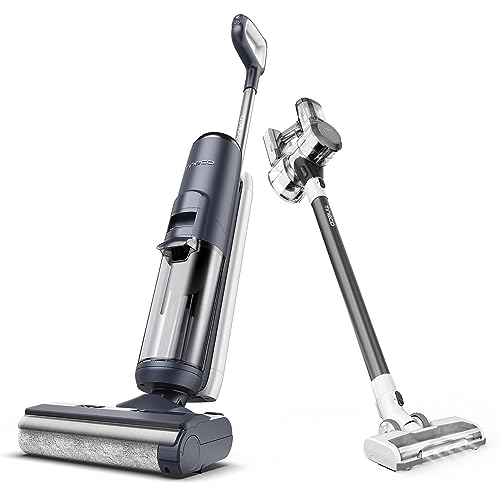 Tineco FLOOR ONE S5 Smart Cordless Wet-Dry Vacuum Cleaner and Mop for Hard Floors, Digital Display, Long Run Time, Great for Sticky Messes and Pet Hair, Space-Saving DesignTineco Pure One S11 Spartan