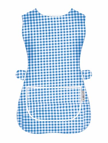 LINEN CLOSET Womens Tabards with Pockets for Men Ladies Cleaning Catering Chef Kitchen Aprons Unisex Hygea Tabard Apron Work Tabards