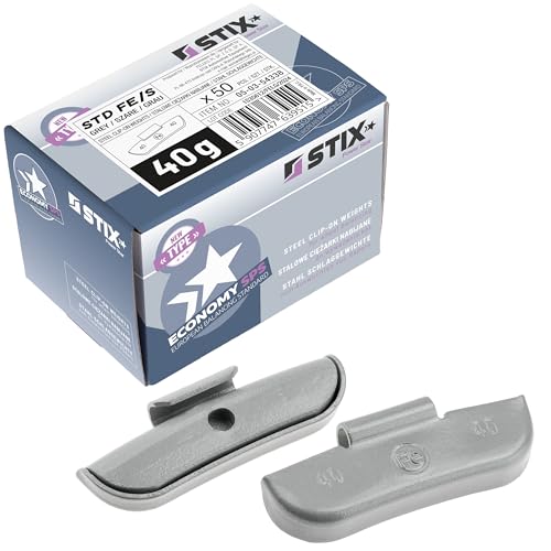 50x Premium Schlaggewichte 40g Stahl FE/S für Stahlfelgen Auswuchtgewichte Wuchtgewichte