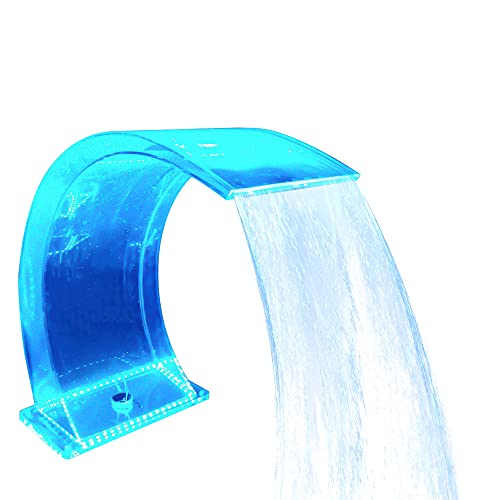 Pool Wasserfall,Garten Wasserfall,Pool Brunnen,Poolbrunnen,Acryl...