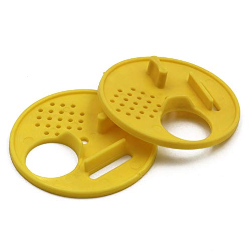 M.Z.A 12pcs Beehive Entrance Discs Plastic Beehive Box Nuc Gate Entrance Disc Disk Gate Beekeeping Equipment Beehive tool