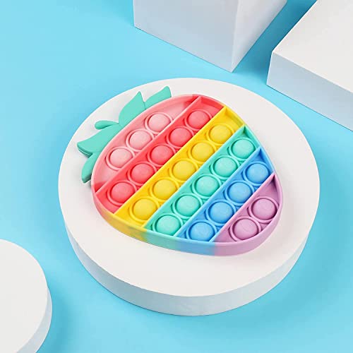 Toyshine-Pack-of-2-Light-Strawberry-and-ICE-Cream-Fidget-Popping-Sounds-Toy-BPA-Free-Silicone-Push-Bubbles-Toy-for-Autism-Stress-Reliever-Sensory-Toy-Pop-It-Toy