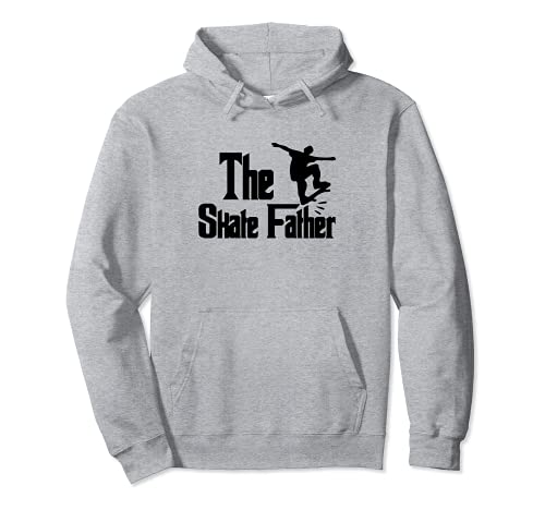 The Skate Father - Patinador divertido para papá Sudadera con Capucha