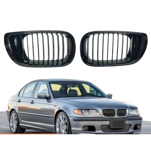 Rejilla de riñón en negro brillante para personalizar el frontal de su Serie 3 E46 2