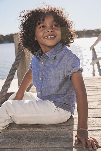 Image of Gymboree,Matching Family Short Sleeve Button Up Shirt