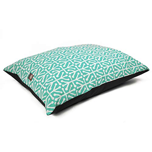 Image of Majestic Pet Rectangle Medium Dog Bed Washable - Non Slip Comfy Pet Bed - Dog Crate Bed Super Value Pillow Dog Bed - Dog Kennel Bed for Sleeping - Dog Bed Medium Breed 35 x 28 Inch - Aruba Pacific