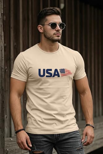 Image of Veirdo Pure Cotton Regular Fit AestheticGraphic Printed Round Neck Half Sleeve T-Shirt Pack for Men (Combo of 3) (Green,Red,Swanwhite,Black,Navy Blue,White,Brown,Royal Blue)