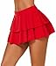 Avidlove Women Mini Skirt Lingerie Cosplay Outfit Role Playing Skirt Red M