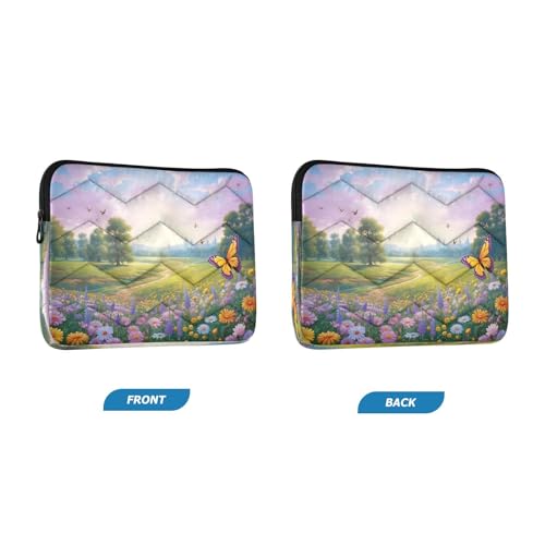 Funda para laptop de 13-14 pulgadas con diseño floral miniatura 2