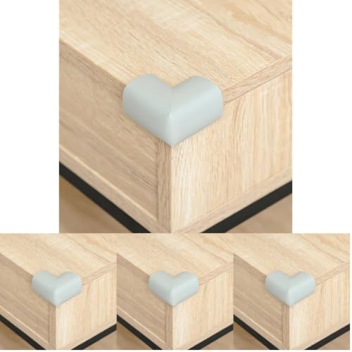 Image of Regalo 16 Pack Safety Corner & Edge Protectors for Baby Proofing, Soft Foam Furniture Corner Guards, Large, Gray