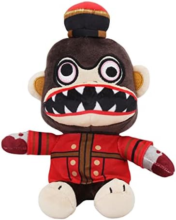 ZCPACE 7.8'' Dark Deception Murder Monkey Plush Toy Fear Terror Horror Scary Monkey Stuffed Animal Plushie Pillow Doll Game Decor (7.8'', Murder Monkey)