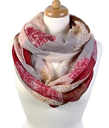 Scarfand's Mixed Colors Oil Paint Versatile Lightweight Fashion Infinity Scarves Head Wrap