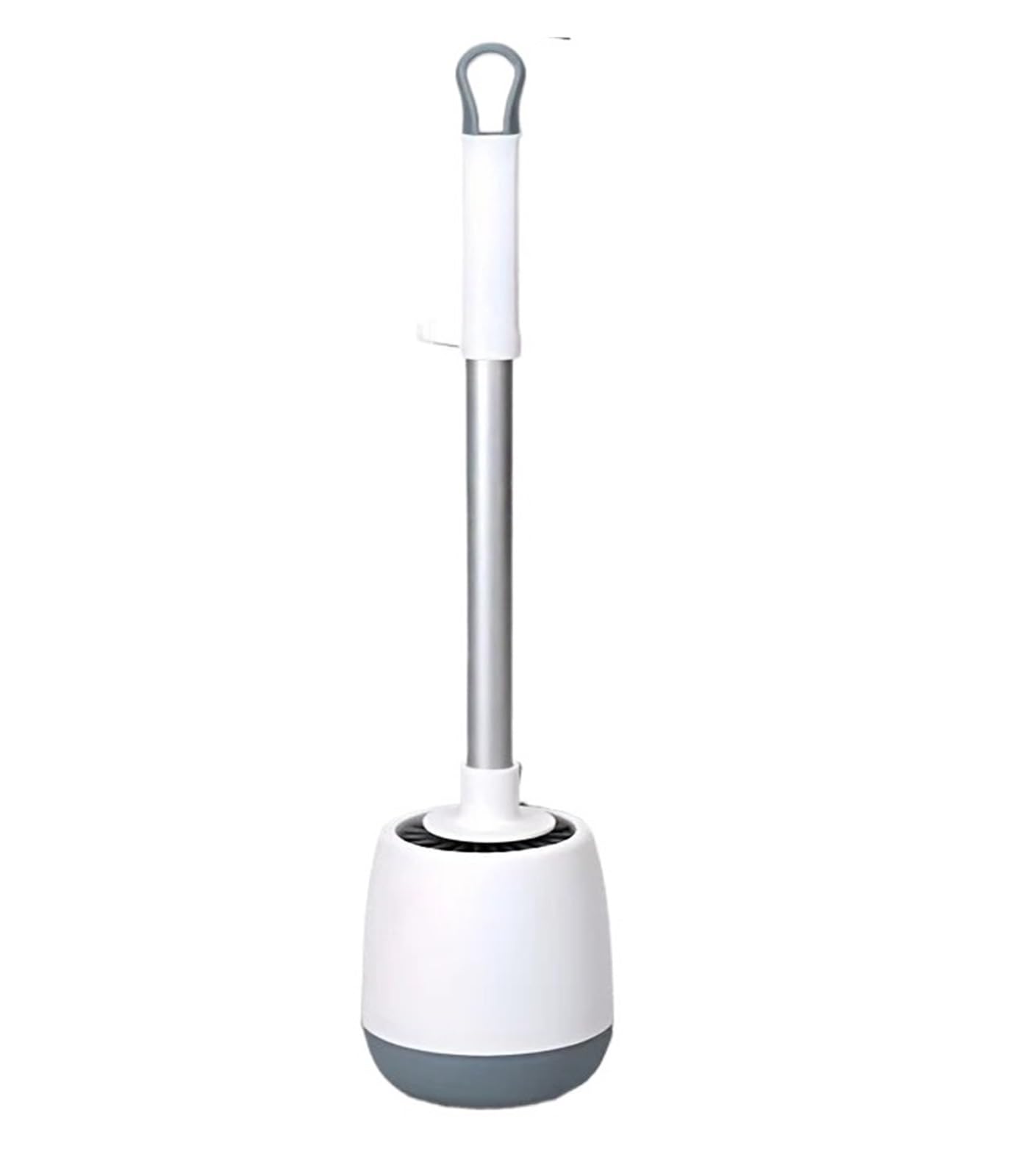 Brosse toilette ventilée blanche et grise fixation murale ou sol