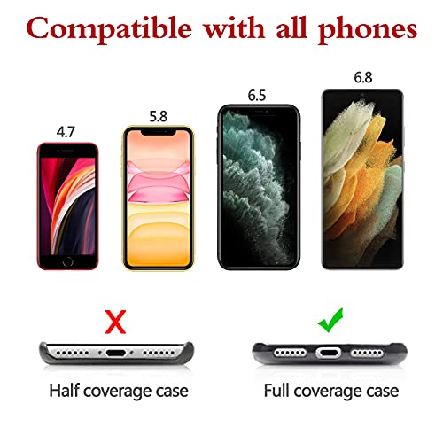 FYY [2 unidades] Cordão para celular, cordões transversais universais, 2 almofadas duráveis, 2 alças