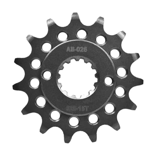 Pignon avant silencieux 520 15T pour supprimer le bruit de transmission